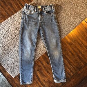 Crewcuts Light Blue Slim Fit Jeans with Faded Wash